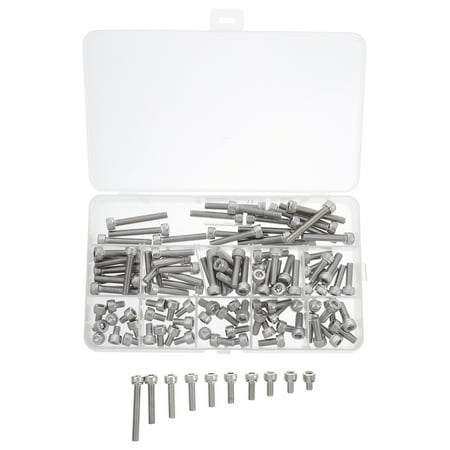 

Hemoton Head Socket Cylindrical Screw Stainless Cap Repairing Steel Screw Hex Caps Hexagon Device Stainless Assortment Screws