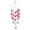 Pink, variant on Wind Chimes for Outside,Handcrafted Capiz Shells Wind Chime for Indoor/Outdoors,Garden Decoration of Coastal Style,Great Gift for Shells Wind Chimes Lovers and More (Blue)