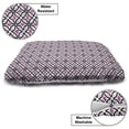 thumbnail image 3 of Vintage Pet Bed, Repetitive Vibrant Tones Hand Drawn Circles Motifs Retro Illustration, Chew Resistant Pad for Dogs and Cats Cushion with Removable Cover, 24" x 39", Pale Mauve and Pink, by Ambesonne, 3 of 4