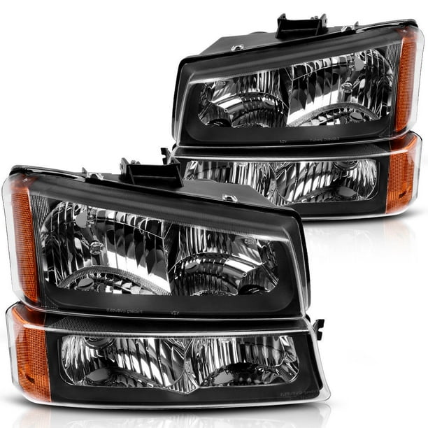 For 2006 2007 2008 2009 2010 2011 Honda Civic 4 Door Headlight Assembly Headlamp Replacement With Amber Park Lens Chrome Housing Amber Reflector One Year Warranty Passenger And Driver Side Walmart Com Walmart Com