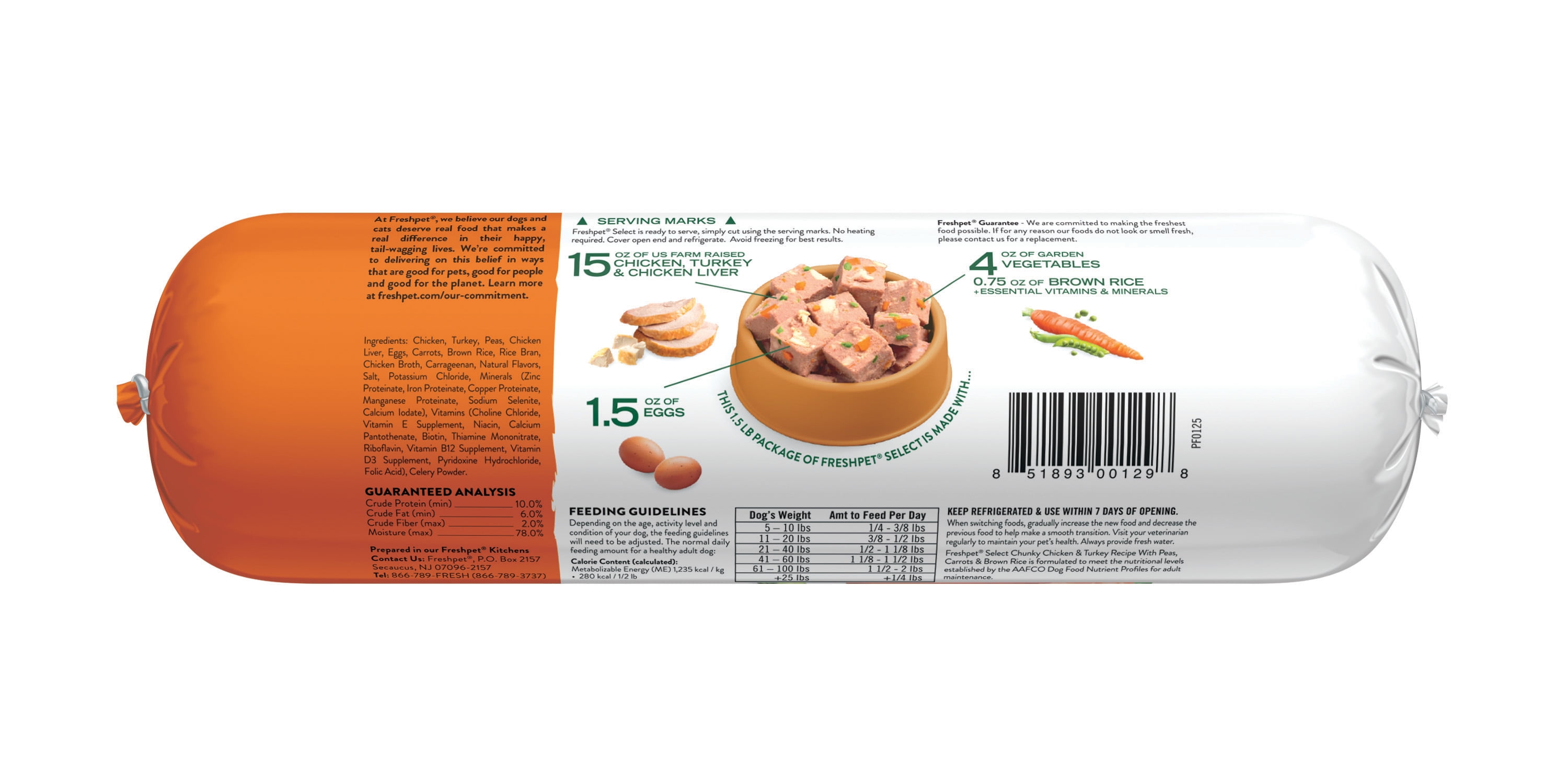 Freshpet chunky chicken and turkey hotsell