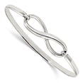 thumbnail image 3 of 925 Sterling Silver Infinity Bangle Bracelet, 3 of 5
