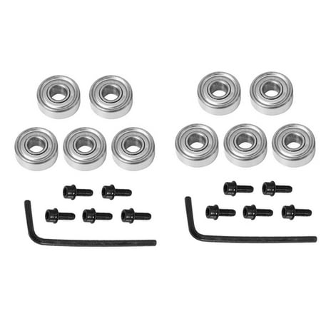 

2X Top Router Bit Cutter Head Set Ball Accessories Kit Inner 4.76mm Outer 12.7mm