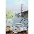 thumbnail image 3 of Blaustein, Alan 13x18 Black Modern Framed Museum Art Print Titled - Dream Cafe Golden Gate Bridge - 16, 3 of 5