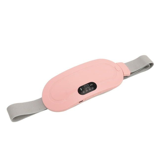 Portable Cramps Heating Pad, Electric Menstrual Heating Pad Rapid Heating for Back Pain Pink