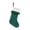 Green, variant on Yhmxh Ruffled Cuff Christmas Stocking, Large Soft Xmas Hanging Stocking with Hanging Loops, Farmhouse Rustic Holiday Decor Stocking for Fireplace Xmas Tree Ornament Party Decorations