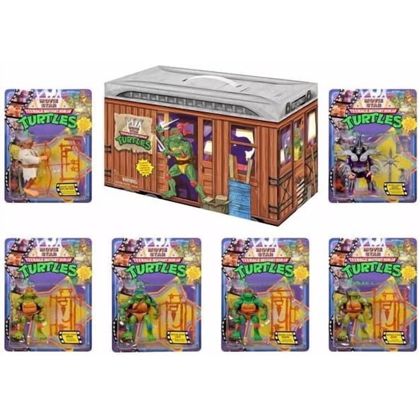 Teenage Mutant Ninja Turtles TMNT Movie Star Action Figure Set - 6 Pack