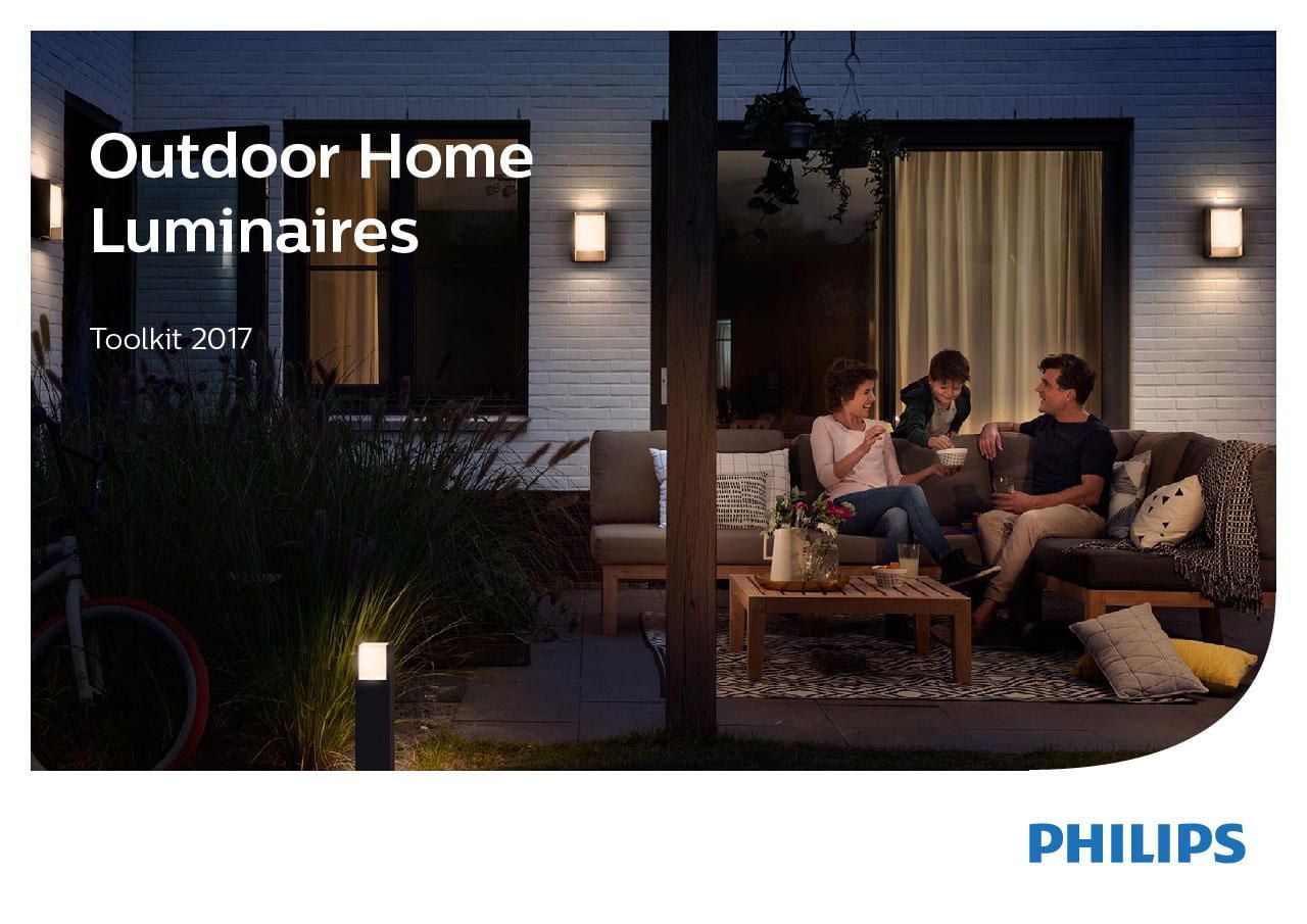 Philips 11" Applique murale extérieure à DEL intégrée 50W Philips Extérieur LED 50W