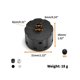 thumbnail image 2 of Carcasa de caja de diferencial de metal 336146 para tanque de carreras Focus 1/8 E-Hacker RC Car Upgrade Parts, 1, 2 of 5