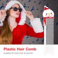 thumbnail image 3 of Mini peine de plástico Peine denso fino de Navidad Dientes Peine de corte de cabello Peine para p CACAGOO Peine, 3 of 7