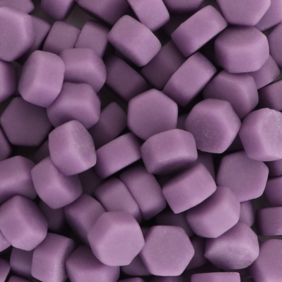 Milltown Merchants Dark Orchid Matte Hexagon Mosaic Tile - 1 Pound
