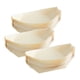 thumbnail image 1 of 50 bandejas de madera para servir, desechables, para comida, sushi, platos 21cmx11cm, 1 of 9
