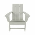 thumbnail image 3 of WestinTrends Ashore All-Weather Poly Lumber Adirondack Chairs, Foldable Modern Farmhouse Design, Outdoor Patio Seating, Sand, 3 of 9