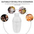 thumbnail image 3 of unbranded Cocktail Shaker Transparente Para Mezcla De Bebidas Con Fácil De Limpiar, 3 of 8