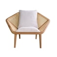 thumbnail image 2 of DeeHome 41x32x29.5" Tectona Teak Leisure Chair, 2 of 9