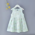 thumbnail image 2 of ibuvkizy Girls Summer Dresses Baby Princess Dress Toddler Baby Girls Sleeveless Dress Graphic Print Children's Clothing Toddler Birthday Party Gown Kids Cute, 2 of 4