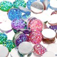 thumbnail image 3 of LABSERRON 100Pcs Rhinestones for Crafting Assorted Color Plastic Resin Wedding Dress Jeans Purses Shoes, 3 of 8