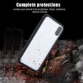 thumbnail image 4 of Caja cómoda translúcida del teléfono del metal de la adsorción magnética para el negro de IPHONE X, 4 of 8