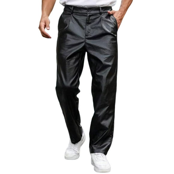 Men Bright Face Performance Trend Casual Hop Long Pants Comfortable Lightweight Stylish Streetwear Fashion