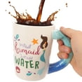 thumbnail image 6 of Raindrops Mermaid Coffee Cup Cute Coffee Cup Ceramic Coffee Mug Funny Coffee Mug for Women(400ml), 6 of 8