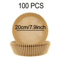 thumbnail image 1 of Disposable Non-Stick Air Fryer & Oven Baking Liners, 100 Sheets, 20cm Square, 1 of 9