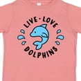 thumbnail image 4 of Inktastic Live Love Dolphins Boys or Girls Toddler T-Shirt, 4 of 5