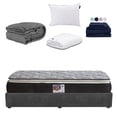 thumbnail image 1 of Colchón King Size Omega + Base Cama + Almohada One + Protector Cloud + Sábanas Softy + Edredón Homy, 1 of 9