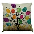 thumbnail image 3 of Cheapark Easter Day Pillowcase Linen for Home Decoration 18x18 Inches, 3 of 5