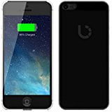 BEZALEL Qi Wireless Charging Receiver Phone Case Back Cover for iPhone 5 5S SE with 1 Amp Output | Black | Flexiable Lightning (Best Time Lapse App For Iphone 5)