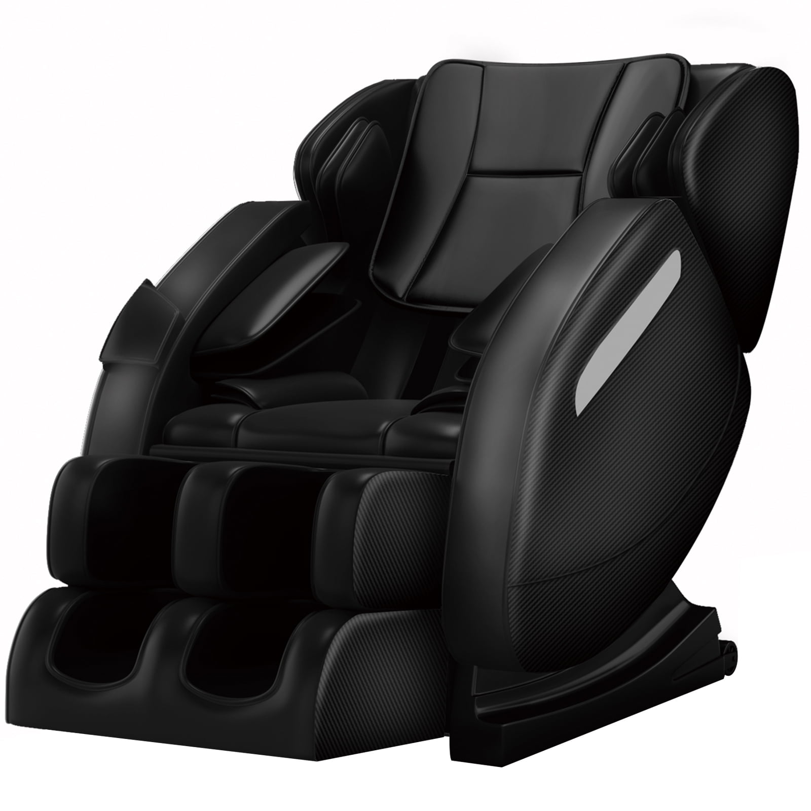 Real Relax Full Body Recliner Massage Chair with Air Pressure, Bluetooth, Heat and Foot Roller
