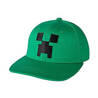 Baseball Cap - Minecraft - Creeper Face Green Snap-Back j3840