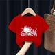 thumbnail image 4 of Camiseta coreana transpirable de algodón de Hello Kitty para niña, novedad de verano, ropa para niños, Top de manga corta con estampado de dibujos animados de media manga para bebé, 4 of 5