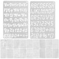thumbnail image 4 of OUNONA 20 Pcs Letter Copy Stencils for Spray Painting, 4 of 8