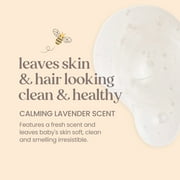 Burts Bees Baby Calming Shampoo and Wash, Lavender Scent, Tear-Free, 21 fl oz