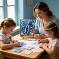 thumbnail image 5 of Clearance Gunhay Ocean Theme Pearl Art DIY Kit, 3D Sparkling Coastal Wall Decor, 3D Octopus Diamond Painting Craft with Frame, Sea Themed Artwork Set for Adults & Beginners, 5 of 8