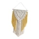 thumbnail image 5 of Colgante de pared de macramé, tapiz tejido hecho a mano, arte de pared de macramé con borlas trenzadas bohemias para decoración del hogar, fiesta de, 5 of 9
