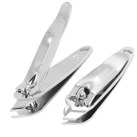 2 X Angled Cutting Edge Metal Fingernail Nail Clipper 2 X Angled Cutting Edge Metal Fingernail Nail Clipper