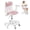 Pink, variant on Queroig Kids Desk Chair, Ergonomic Swivel Study Chair with Armrest Footrest, Adjustable Seat Height Computer Chair for Children Boys Girls Students