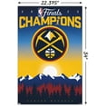thumbnail image 3 of NBA Denver Nuggets - 2023 NBA Finals Team Logo Wall Poster, 22.375" x 34", 3 of 5