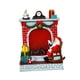 thumbnail image 5 of Casa de nieve navideña de resina, artesanía en miniatura de Navidad, adorno de Navidad encantador para decoración del hogar o jardín, multifuncional, 5 of 8