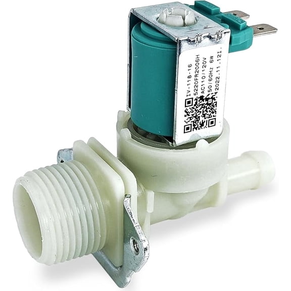 5220FR2006H Washer Water Inlet Valve for Hot Water.Replacement for L.G Ken.more Washing Machine,Replaces AP4441935, PS3527427, EAP3527427,1268123