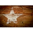 thumbnail image 2 of Texas Picture Archive 24x17 Black Ornate Wood Framed with Double Matting Museum Art Print Titled - Texas White Star, 2 of 4
