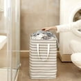 thumbnail image 2 of Large Fabric Laundry Basket Collapsible Dirty Clothes Hamper with Handles for Bathroom Bedroom and Closet Storage Beige, 2 of 3