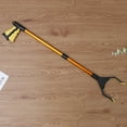 thumbnail image 4 of FUTUREORYY 1PC Golden Aluminium Alloy Trash Picker Tool with Folding Design for Garden Cleanup, 4 of 6