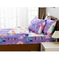 thumbnail image 5 of NTBED 4pcs Kids Comforter Sets Zipper Bedding Set for Girls,Twin Kid Bedding Set Rainbow Flower Comforter for Kid,All in one Zipper Bedding, 5 of 7