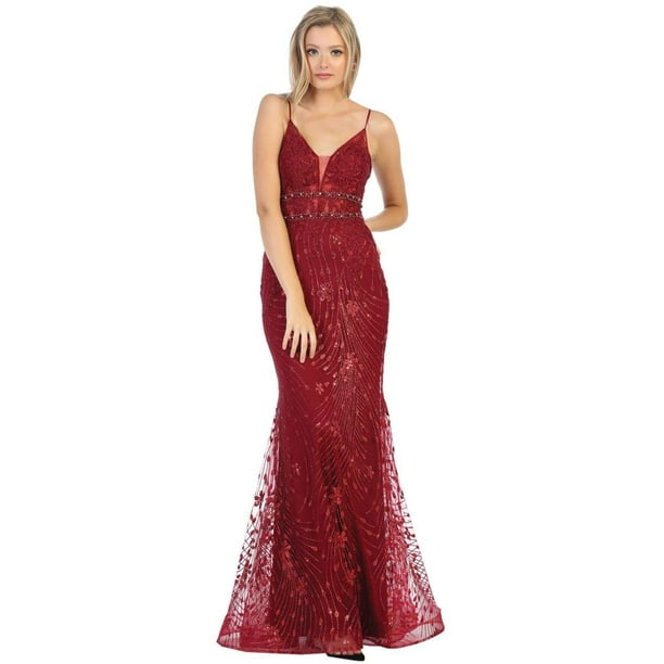 Prom Shiny Formal Gowns And Plus Size Walmart