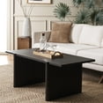 thumbnail image 2 of SAFAVIEH Buckley Modern Rectangle Coffee Table, Black (47.3 in. W x 22.8 in. D x 18.1 in. H), 2 of 10