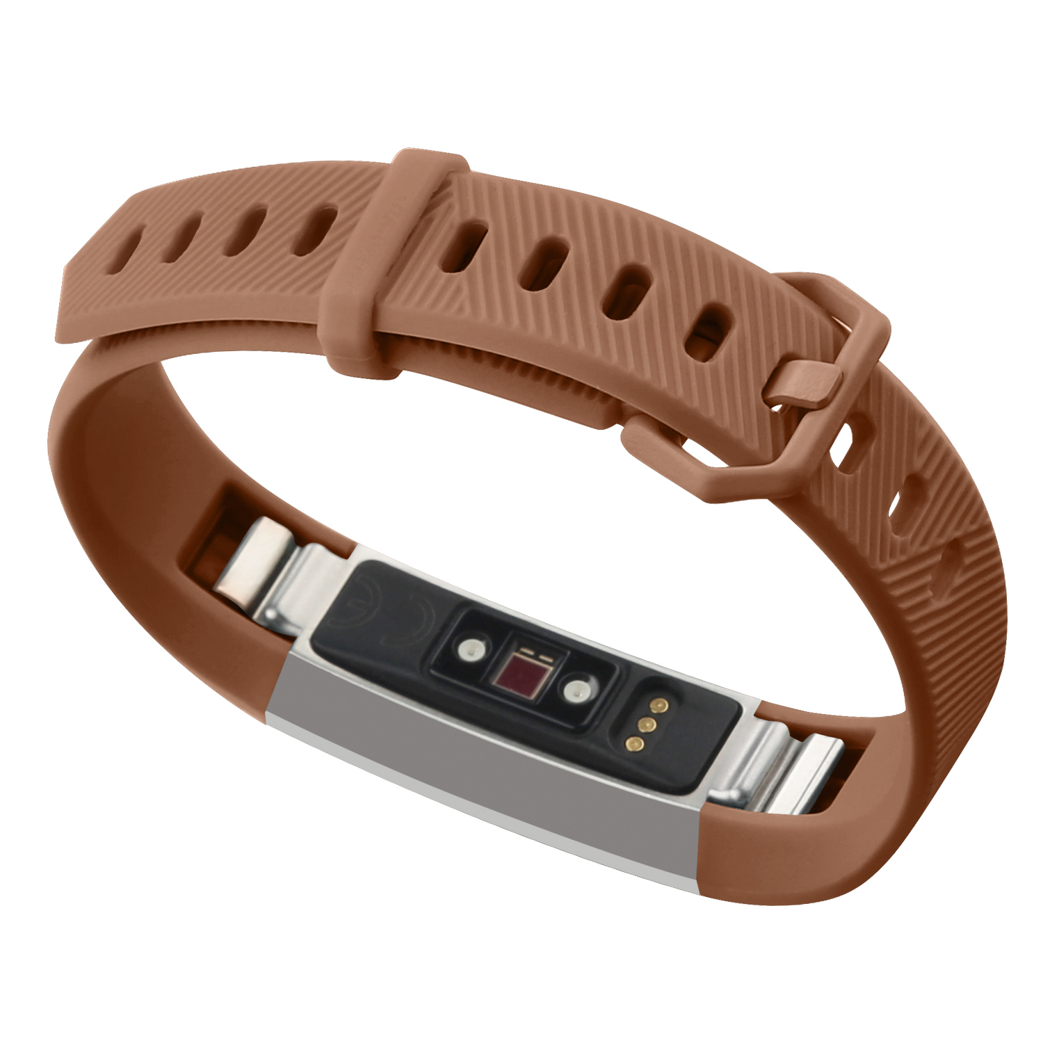 Fitbit Alta Bands Fitbit Alta HR Strap Adjustable Replacement Wrist Bands Soft Silicone Material Strap(Brown, Small) - image 3 of 7