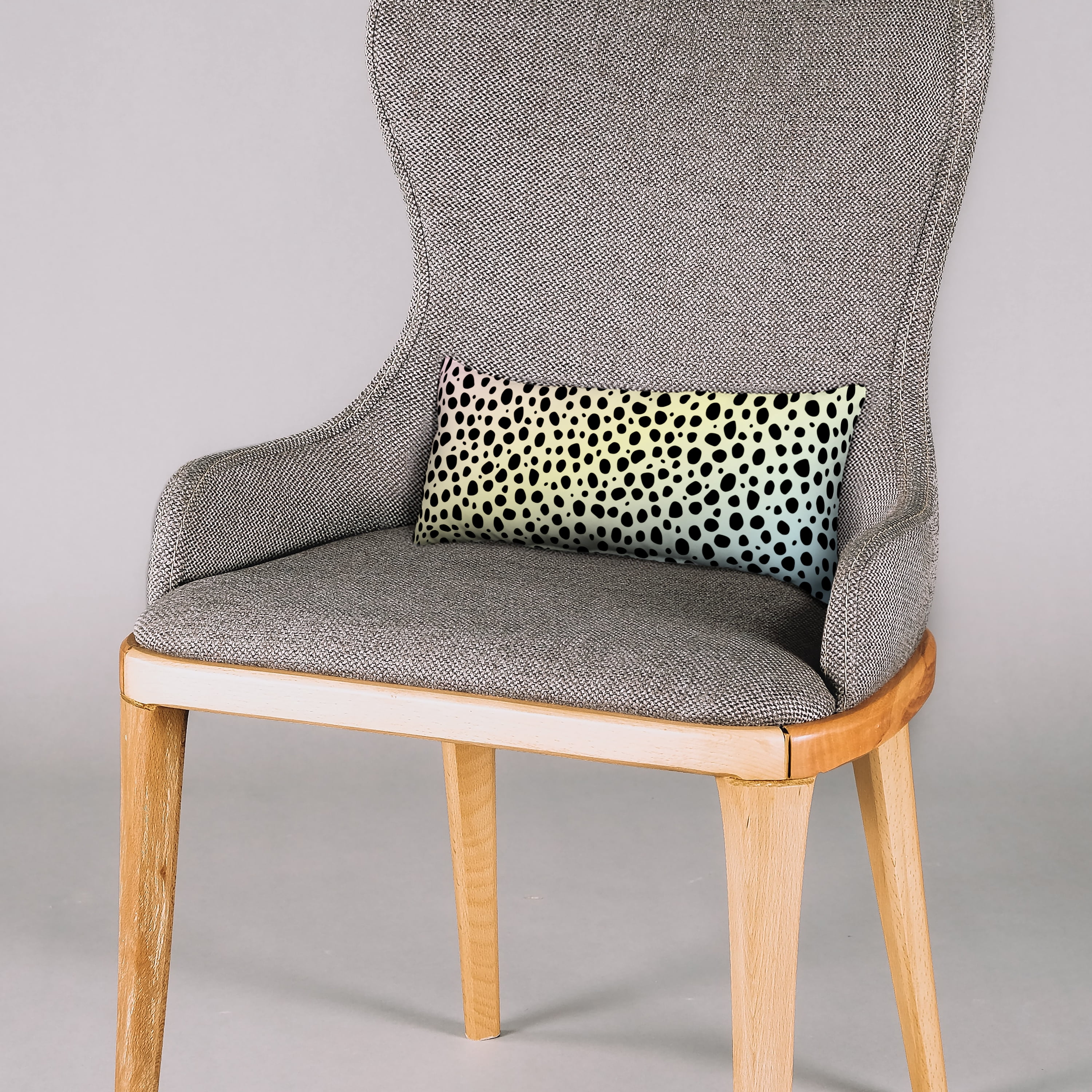 Everything Comfy Cheetah Print Decorative Pillow, 16x6 Inch, Pastel Gradient,