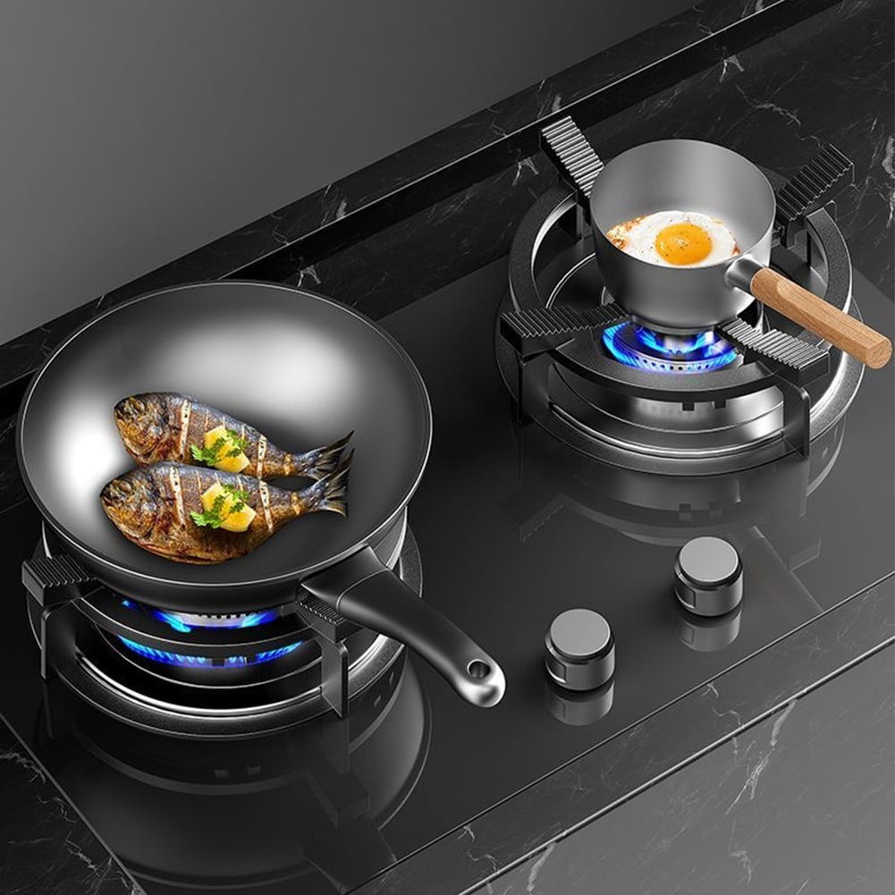 AFQH Non-Slip Cast Iron Gas Stove Bracket:Stable Support for Frying Pans or Milk Pans